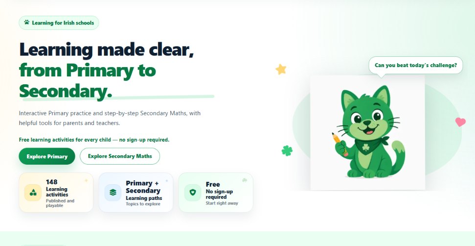 Maša Learning home page